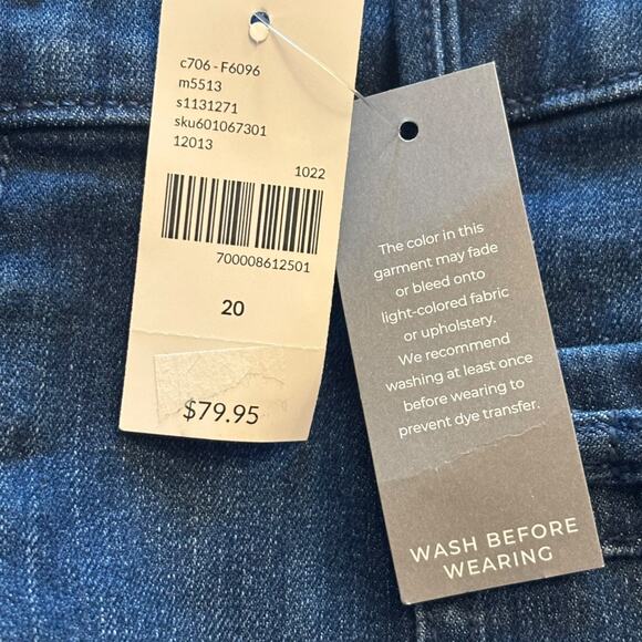 Lane Bryant NWT Signature Fit High-Rise Dressy Flare Jean Medium Wash Size 20 - Picture 7 of 10